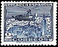 Spain 1938 Plane 2 PTS Azul Edifil 769. España 769. Subida por susofe